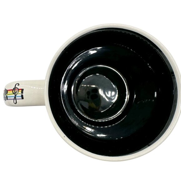 Dog-Themed Ceramic Mug With Colorful Paw Prints & Notes I’ll be Watching You - Picture 5 of 6